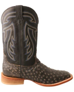 Twisted X Twistex X Men's Ruff Stock Fill-Quill Ostrich Vamp Exotic Western Boot - Broad Square Toe -Fashion Shoes Store 2000356675 001 P2