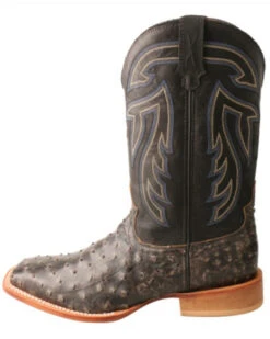 Twisted X Twistex X Men's Ruff Stock Fill-Quill Ostrich Vamp Exotic Western Boot - Broad Square Toe -Fashion Shoes Store 2000356675 001 P3