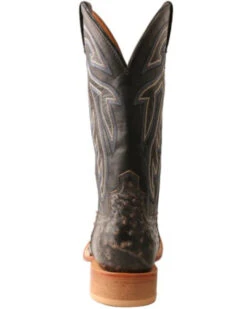 Twisted X Twistex X Men's Ruff Stock Fill-Quill Ostrich Vamp Exotic Western Boot - Broad Square Toe -Fashion Shoes Store 2000356675 001 P5