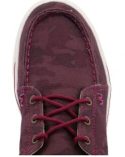 Wrangler Retro Women's Camo Print Casual Lace-Up Shoe - Moc Toe -Fashion Shoes Store 2000356813 500 P3