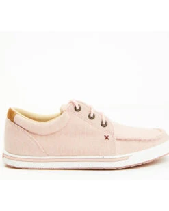 Twisted X Women's Baby Pink Casual Shoes - Moc Toe