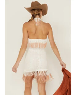 Shyanne Women's Fringe Halter Bodycon Dress -Fashion Shoes Store 2000358606 103 P4