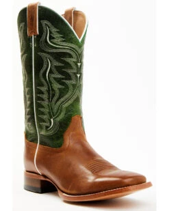 Cody James Men's Peridot Green Leather Western Boots - Broad Square Toe 14 Cody James Men's Peridot Green Leather Western Boots - Broad Square Toe -Fashion Shoes Store 2000358811 300 P1