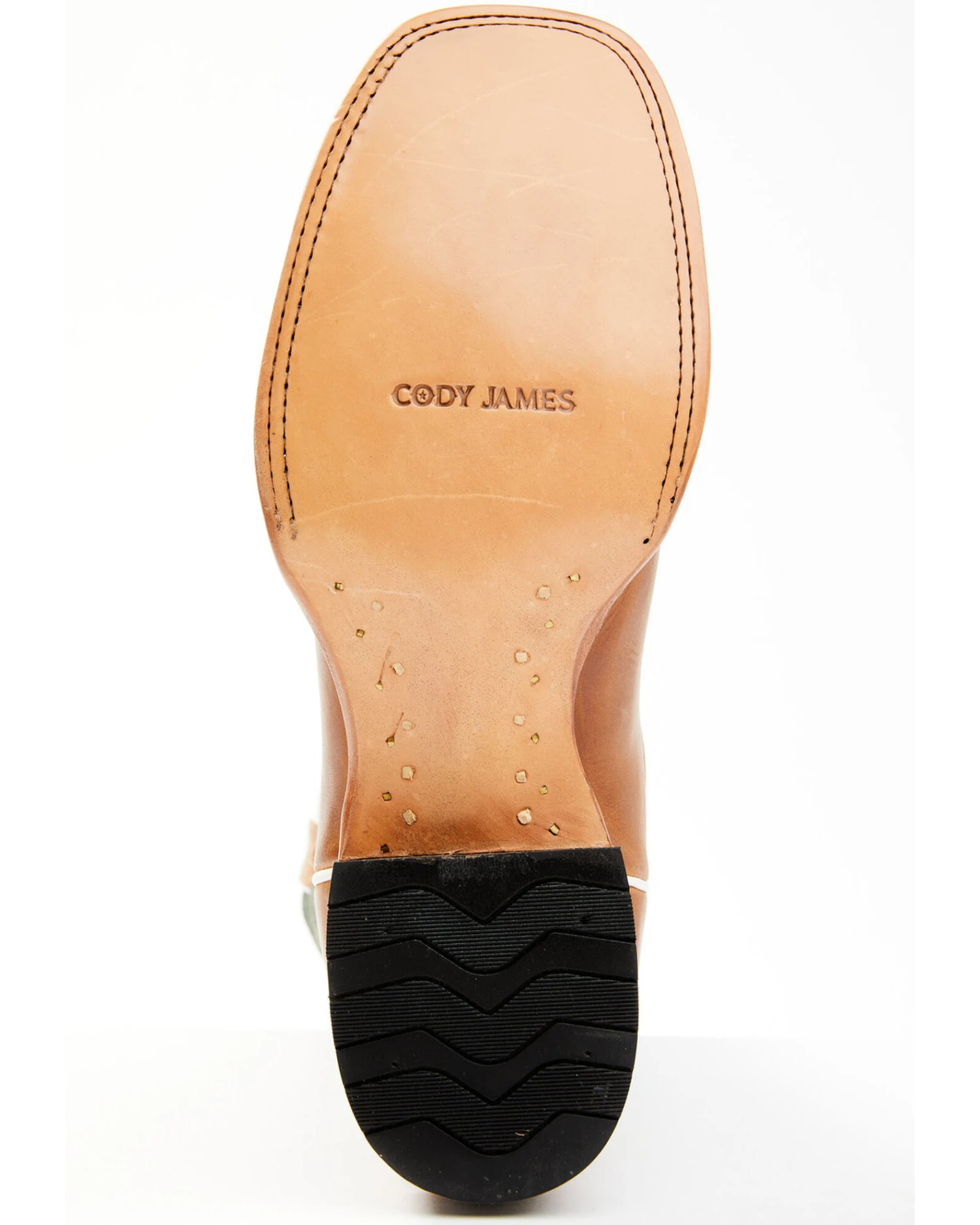 Cody James Men's Peridot Green Leather Western Boots - Broad Square Toe 7 Cody James Men's Peridot Green Leather Western Boots - Broad Square Toe - Image 5