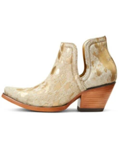 Ariat Women's Dixon Haircalf Western Booties - Snip Toe