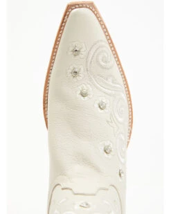 Shyanne Women's Victoria Hueso Studded Stitched Western Boots - Snip Toe