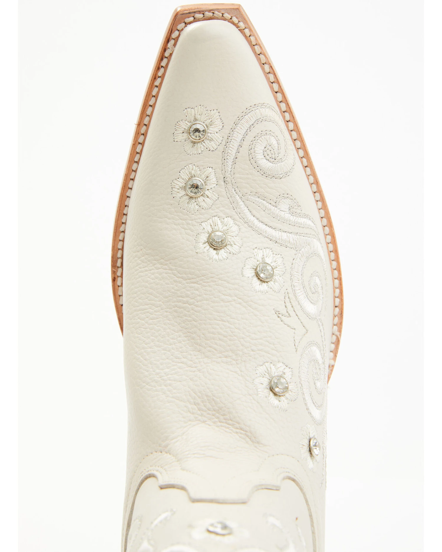 Shyanne Women's Victoria Hueso Studded Stitched Western Boots - Snip Toe 3 Shyanne Women's Victoria Hueso Studded Stitched Western Boots - Snip Toe