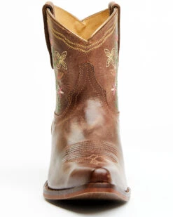 Shyanne Women's Chryssie Floral Shaft Western Fashion Booties - Snip Toe -Fashion Shoes Store 2000359657 200 P4