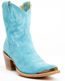 Idyllwind Women's Wheels Suede Fashion Western Booties - Medium Toe