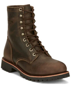 Chippewa Men's Wood Classic 2.0 8" Lace-Up Soft Work Boots - Round Toe 14 Chippewa Men's Wood Classic 2.0 8" Lace-Up Soft Work Boots - Round Toe -Fashion Shoes Store 2000359743 234 P1
