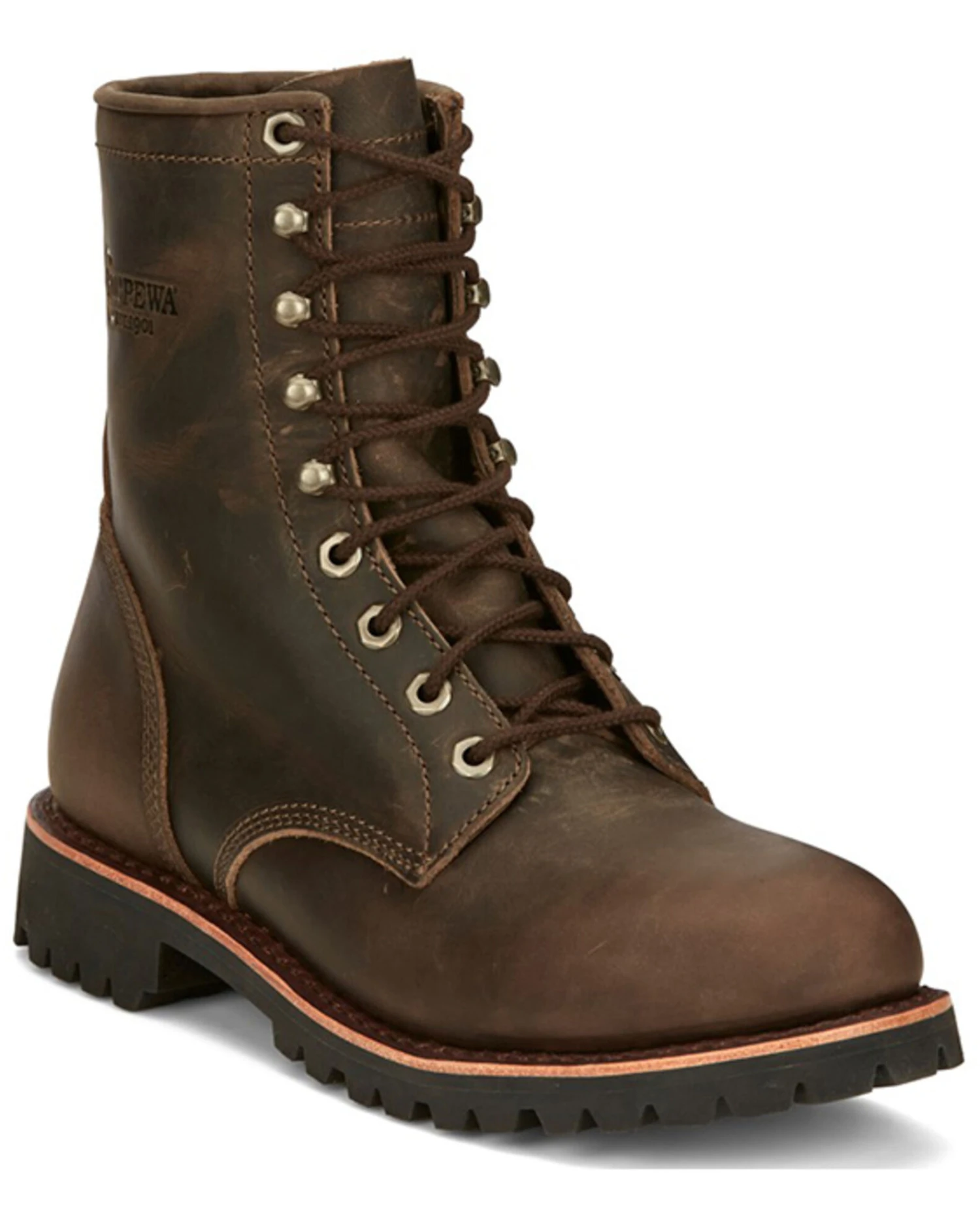 Chippewa Men's Wood Classic 2.0 8" Lace-Up Soft Work Boots - Round Toe 8 Chippewa Men's Wood Classic 2.0 8" Lace-Up Soft Work Boots - Round Toe - Image 6