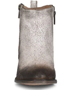 Corral Women's White & Black Zipper Fashion Booties - Round Toe -Fashion Shoes Store 2000360121 944 P3