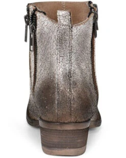 Corral Women's White & Black Zipper Fashion Booties - Round Toe -Fashion Shoes Store 2000360121 944 P4