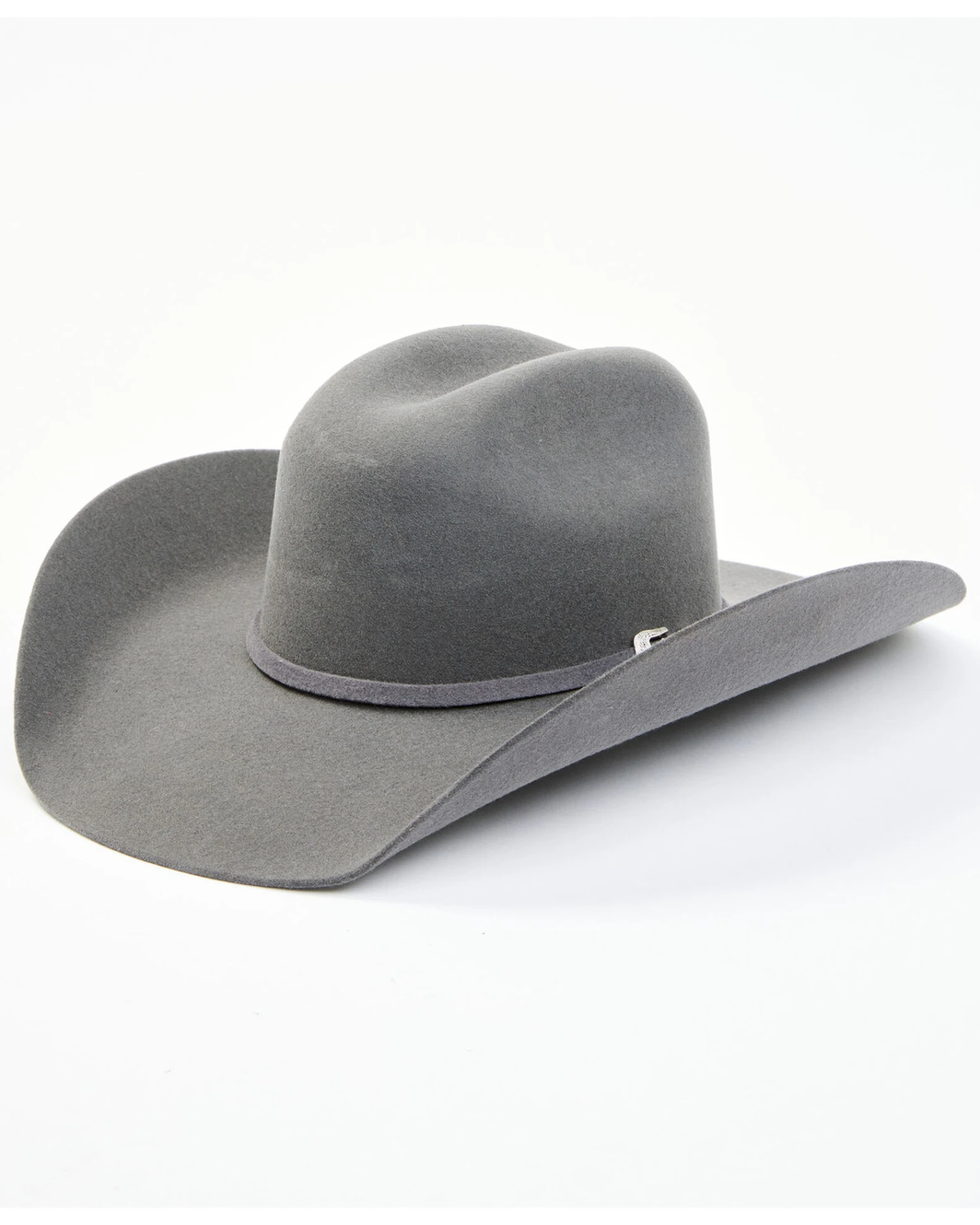 Cody James Men's 3X Smoke Gray Self Buckle Band Wool Felt Western Hat 5 Cody James Men's 3X Smoke Gray Self Buckle Band Wool Felt Western Hat - Image 3
