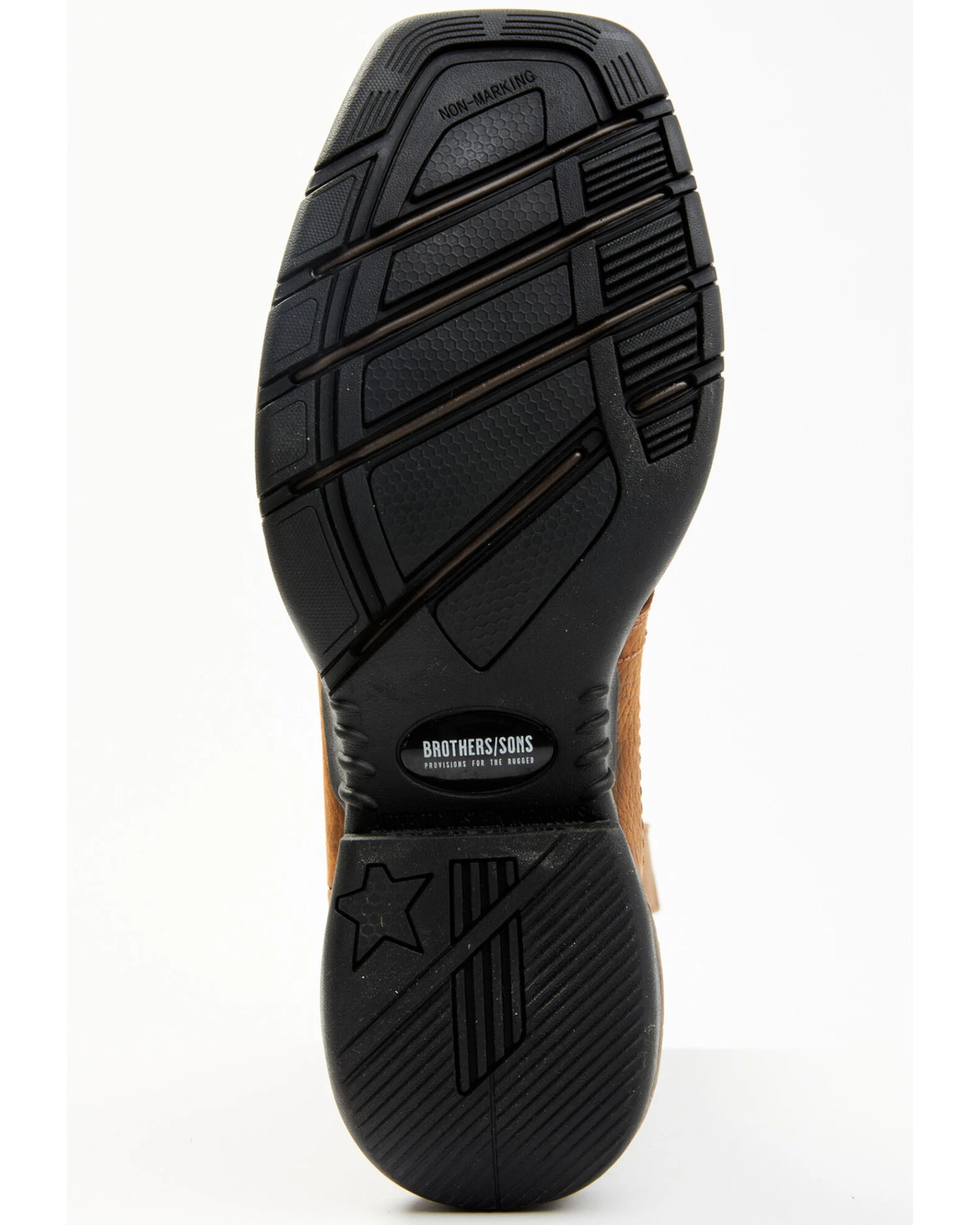 Brothers & Sons Men's Lite Performance Western Boots - Broad Square Toe 6 Brothers & Sons Men's Lite Performance Western Boots - Broad Square Toe - Image 4