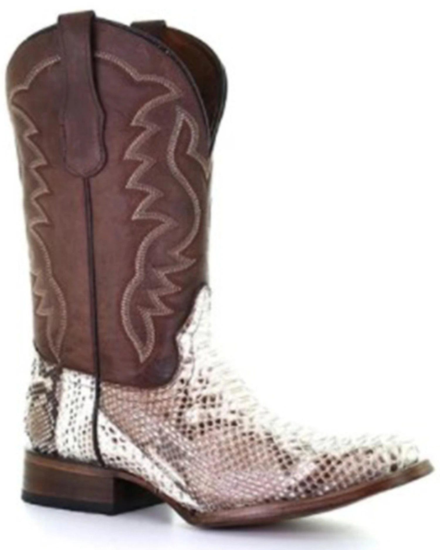 Circle G Men's Exotic Python Skin Western Boots - Square Toe 6 Circle G Men's Exotic Python Skin Western Boots - Square Toe - Image 4