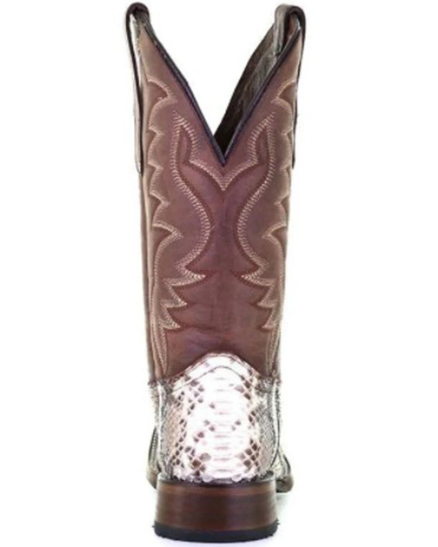 Circle G Men's Exotic Python Skin Western Boots - Square Toe 4 Circle G Men's Exotic Python Skin Western Boots - Square Toe - Image 2