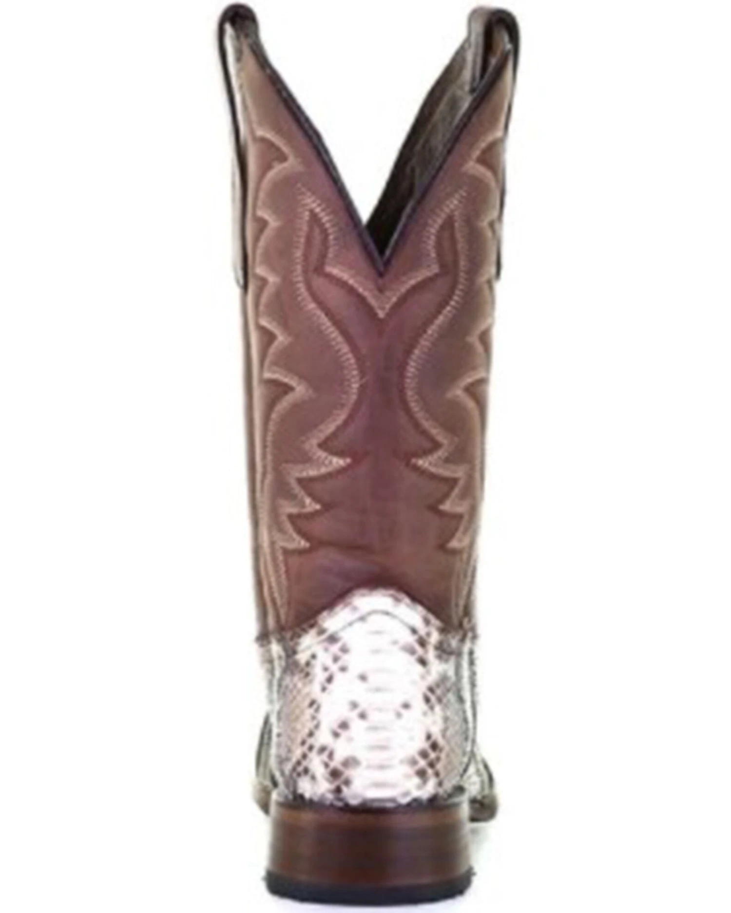 Circle G Men's Exotic Python Skin Western Boots - Square Toe 5 Circle G Men's Exotic Python Skin Western Boots - Square Toe - Image 3