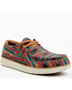 RANK 45 Men's Griffin 3 Southwestern Print Bison Canvas Casual Shoe - Moc Toe -Fashion Shoes Store 2000361411 900 P1