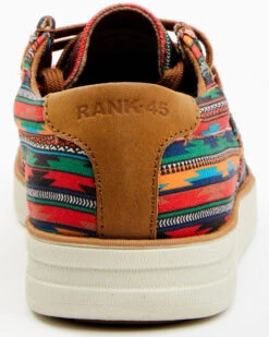 RANK 45 Men's Griffin 3 Southwestern Print Bison Canvas Casual Shoe - Moc Toe -Fashion Shoes Store 2000361411 900 P5
