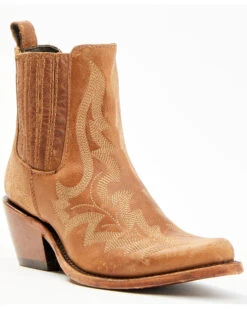 Liberty Black Women's Simone Classic Embroidered Pull On Fashion Booties - Snip Toe -Fashion Shoes Store 2000363852 280 P1