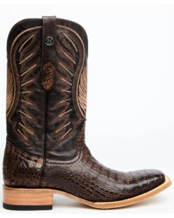 Tanner Mark Men's Shawnee Exotic Caiman Belly Western Boots - Broad Square Toe -Fashion Shoes Store 2000363915 201 P2