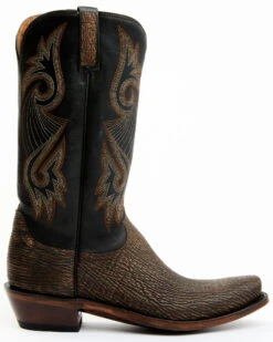 Lucchese Men's Mingus Exotic Shark Western Boots - Square Toe -Fashion Shoes Store 2000364796 001 P2