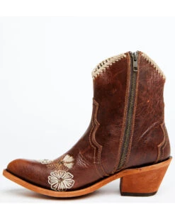 Liberty Black Women's Loren Tonal Floral Embroidered Western Fashion Booties - Medium Toe -Fashion Shoes Store 2000366554 200 P3