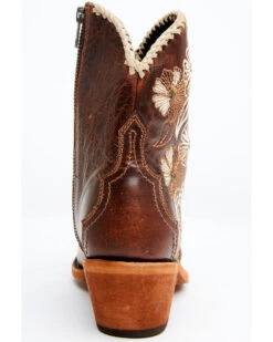 Liberty Black Women's Loren Tonal Floral Embroidered Western Fashion Booties - Medium Toe -Fashion Shoes Store 2000366554 200 P5