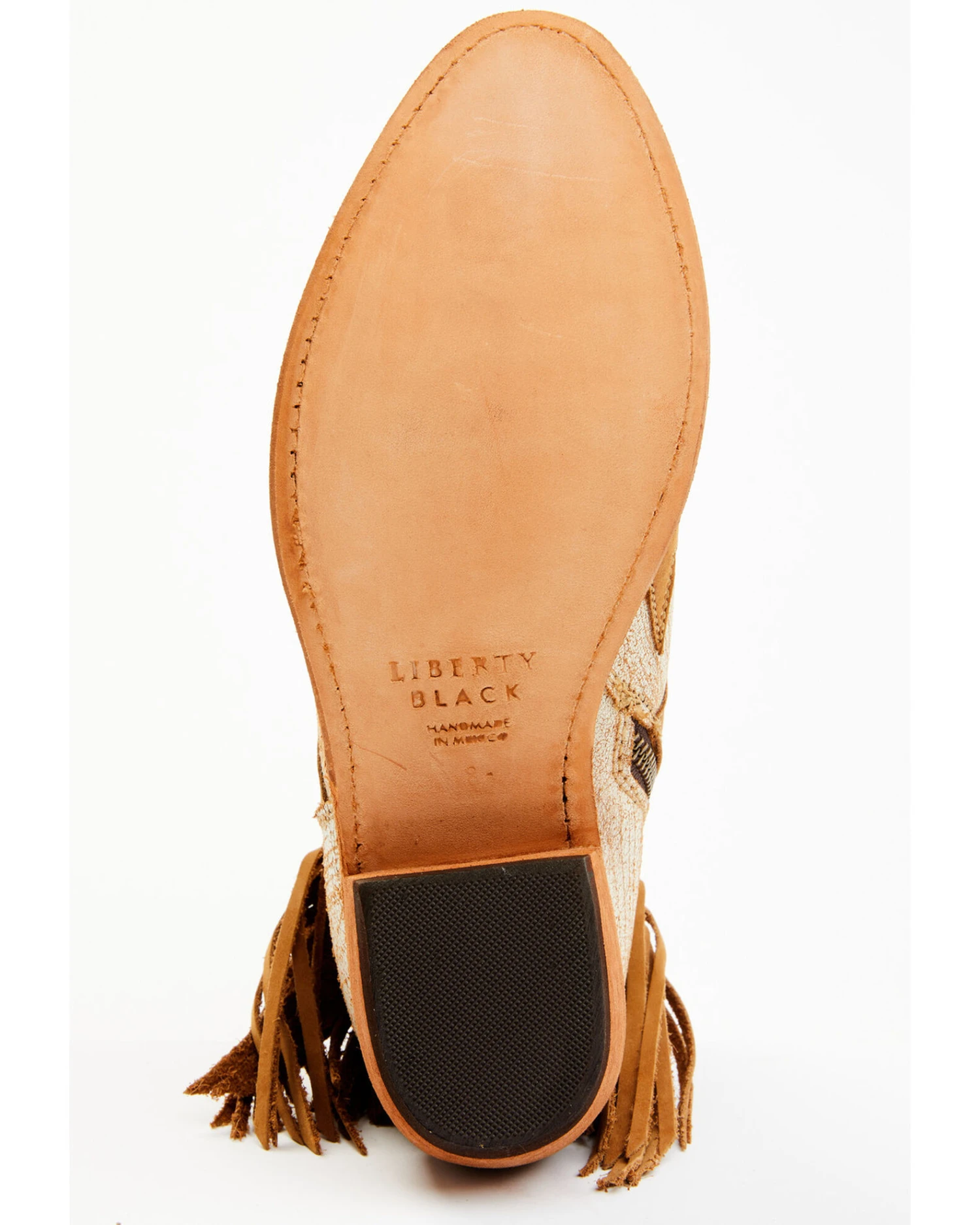 Caborca Silver By Liberty Black Women's Sybil Star Fringe Booties - Round Toe 7 Caborca Silver By Liberty Black Women's Sybil Star Fringe Booties - Round Toe - Image 5