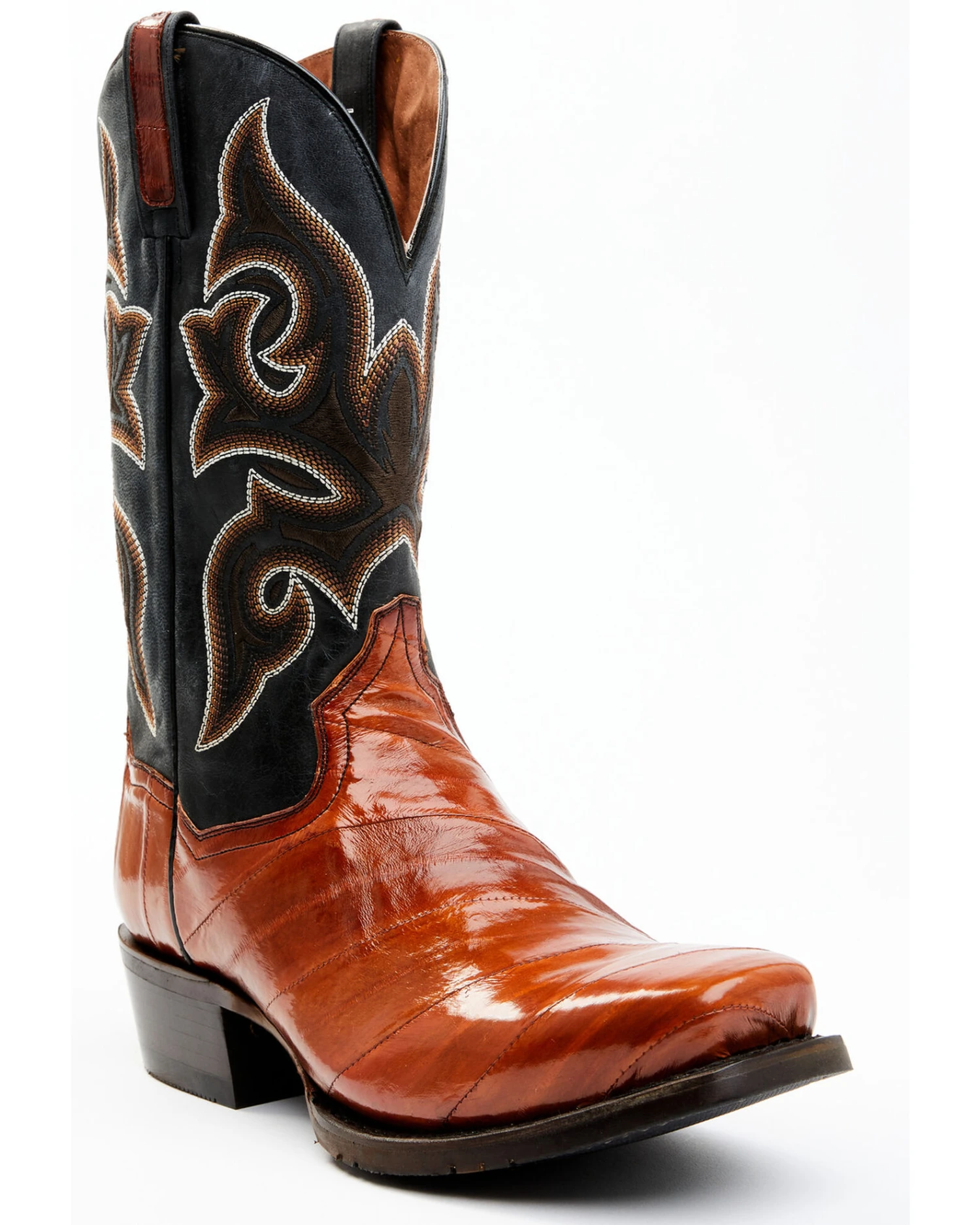 Dan Post Men's Eel Exotic Western Boots - Square Toe 6 Dan Post Men's Eel Exotic Western Boots - Square Toe - Image 4