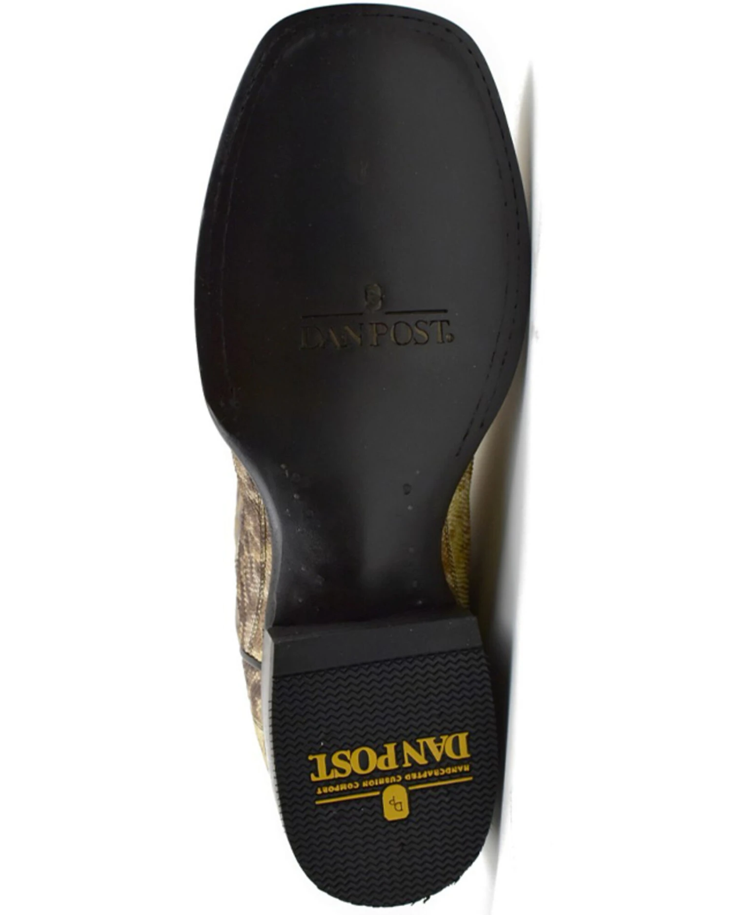 Dan Post Men's Karung Snake Brown Exotic Western Boots - Broad Square Toe 7 Dan Post Men's Karung Snake Brown Exotic Western Boots - Broad Square Toe - Image 5