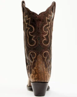 Dan Post Women's Karung Exotic Snake Western Boots - Snip Toe