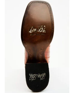 Dan Post Women's Peanut Exotic Eel Western Boot - Broad Square Toe -Fashion Shoes Store 2000367485 200 P7