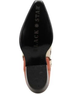 Black Star Women's Cell-Sole Leather Western Booties - Snip Toe -Fashion Shoes Store 2000367959 600 P7