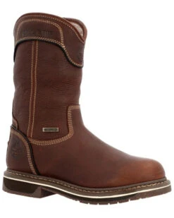 Georgia Boot Women's Amp Lt Edge Waterproof Pull On Work Boots - Round Toe -Fashion Shoes Store 2000368714 200 P1