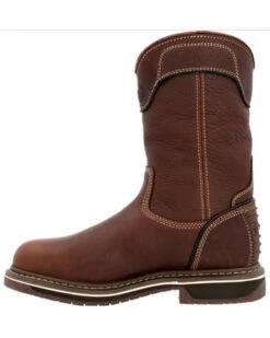 Georgia Boot Women's Amp Lt Edge Waterproof Pull On Work Boots - Round Toe -Fashion Shoes Store 2000368714 200 P3