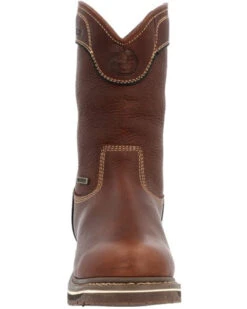 Georgia Boot Women's Amp Lt Edge Waterproof Pull On Work Boots - Round Toe