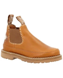 Georgia Boot Women's Floral Chelsea Western Work Boots - Moc Toe -Fashion Shoes Store 2000368746 200 P1