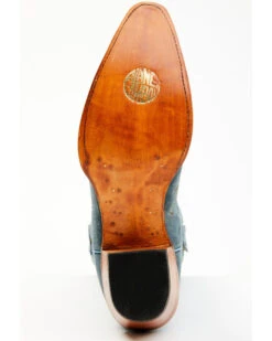 Planet Cowboy Women's Steel My Blues Psychedelic Suede Leather Western Boot - Snip Toe -Fashion Shoes Store 2000368982 400 P7