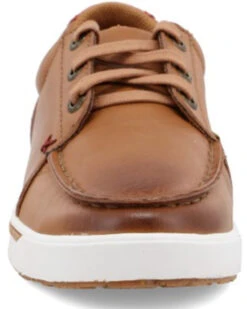Twisted X Boys' Kicks Burnished Lace-Up Shoes - Moc Toe