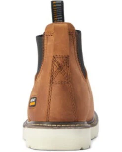 Ariat Women's Rebar Wedge Chelsea H20 Pull On Soft Work Boots - Round Toe