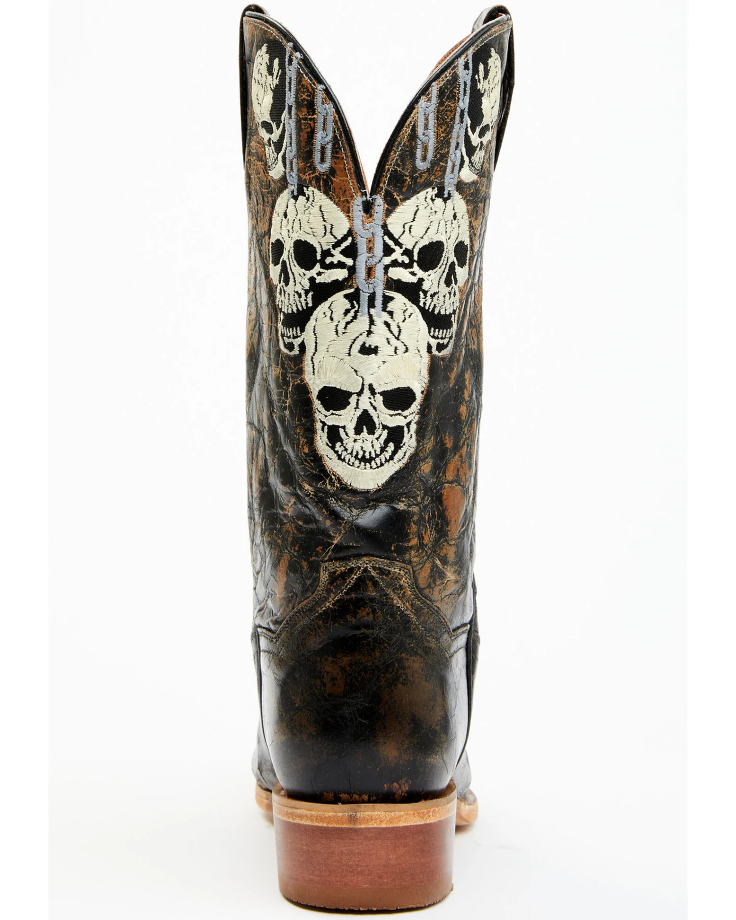 Dan Post Men's 13" Skull Face Tall Western Boot - Snip Toe 6 Dan Post Men's 13" Skull Face Tall Western Boot - Snip Toe - Image 4