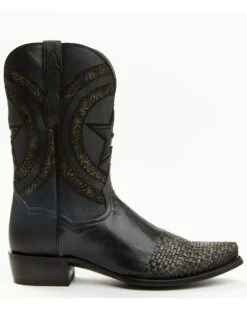 Dan Post Men's Basket Weave Western Boots - Snip Toe -Fashion Shoes Store 2000371047 001 P2