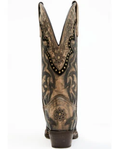 Laredo Women's Skyla Floral Studded Western Performance Boots - Snip Toe -Fashion Shoes Store 2000371067 201 P5