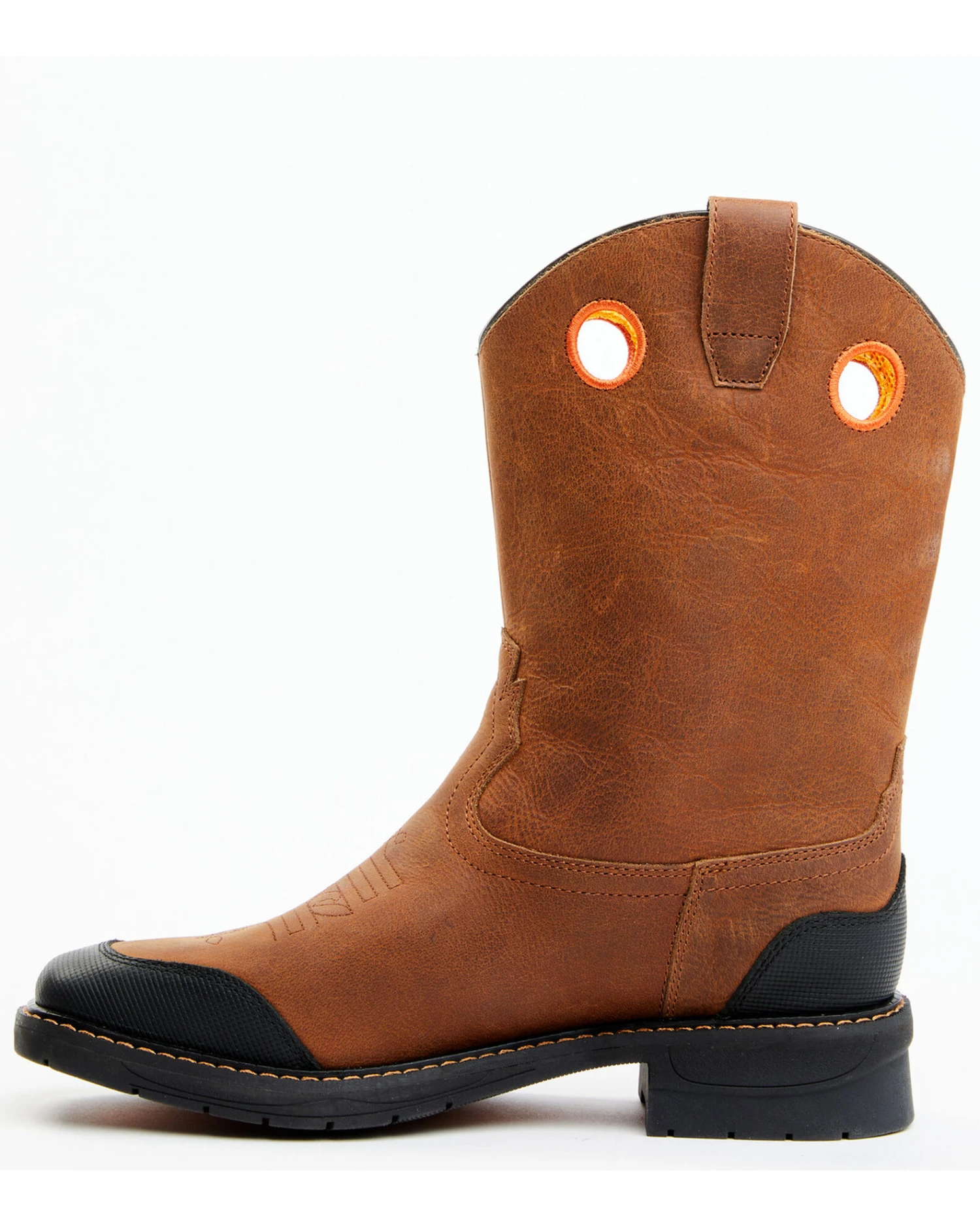Cody James Boys' Skull Work Boots - Broad Square Toe 4 Cody James Boys' Skull Work Boots - Broad Square Toe - Image 2