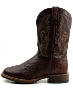Dan Post Men's Alamosa Hand Ostrich Quill Western Boots - Broad Square Toe -Fashion Shoes Store 2000375987 200 P3