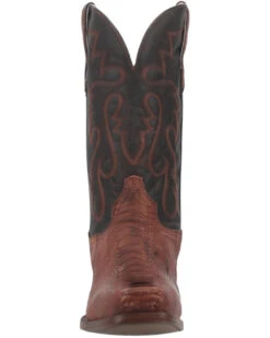Dan Post Men's Sprinter Ostrich Leg Exotic Western Boots - Square Toe