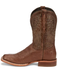 Tony Lama Men's Alamosa Smooth Ostrich Western Boots - Broad Square Toe -Fashion Shoes Store 2000379341 200 P3