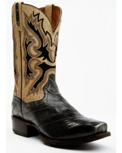 Dan Post Men's Exotic Eel Western Boots - Square Toe -Fashion Shoes Store 2000381736 001 P1